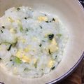 おなかペコリンチョ's cooksnap of when they made 七草たまご粥.