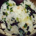 しほ☆ほし's cooksnap of when they made 大根の葉とシラスの混ぜご飯.