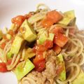 めぐ嫁's cooksnap of when they made アボカドとトマトの冷製パスタ.