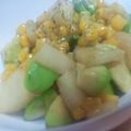 TeddySao's cooksnap of when they made アボカドと長芋のバタコーン醤油和え.