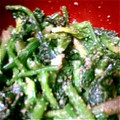 さとっちにゃん's cooksnap of when they made 簡単☆ほうれん草の胡麻和え.
