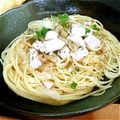 シャア専用料理長's cooksnap of when they made ザーサイパスタ.