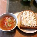 がっさん821's cooksnap of when they made ツナトースト（セロリ入り）.