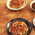 伊呂波's cooksnap of when they made 簡単イカのトマトソースパスタ.