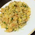 まいニャん☆'s cooksnap of when they made 鮭フレークとカイワレのチャーハン.