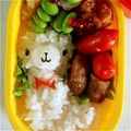 kissna's cooksnap of when they made 幼稚園お弁当*アルパカ*キャラ弁.