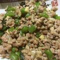 matron's cooksnap of when they made 豚ひき肉のしそバター炒め.