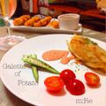 m:Re's cooksnap of when they made お洒落な一品！鶏ささみのポテトガレット.