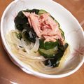 ♡kkk♡'s cooksnap of when they made 簡単♬きゅうりとわかめのマロニーサラダ.
