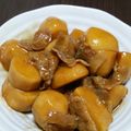 hatinosuke's cooksnap of when they made 豚バラ肉と里芋の煮っころがし.