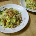 しのばぁたん's cooksnap of when they made 焼き鯖とキャベツの和え物.
