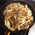 haatoo's cooksnap of when they made ご飯が進む！豚肉と長芋の甘辛炒め。.