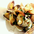 ＊アベリ＊'s cooksnap of when they made あさりの酒蒸し　～あおさとごま油風味～.