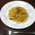 モンゴリンゴ's cooksnap of when they made おうちで簡単♪カルボナーラ。あっさりと♡.