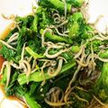 s＊n's cooksnap of when they made 菜の花のお浸し.
