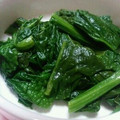 tsukumi's cooksnap of when they made ちぢみほうれん草のおひたし。.