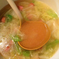くぅちゃんかーちゃん's cooksnap of when they made 超簡単♡白菜とウインナーの中華スープ.