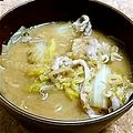 土日主夫's cooksnap of when they made ビールに合う！豚肉と白菜のこってり味噌鍋.