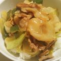 さーちょん's cooksnap of when they made 大量の長ネギと豚肉で蒸し焼き.