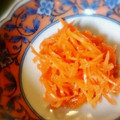 ちぇりぃらん's cooksnap of when they made 人参１本だけ！人参のナムル.