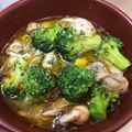 kirikri's cooksnap of when they made 牡蠣とブロッコリーのアヒージョ.