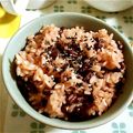 かおぼう's cooksnap of when they made 小豆を30分ゆで→後は炊飯器で☆お赤飯☆.