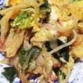 ☆くろしろ☆'s cooksnap of when they made ゴマ油香る❤ほうれん草＆かにカマの卵とじ.