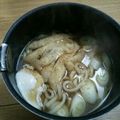 ちびっこGANG's cooksnap of when they made 寒い日に簡単！鍋焼きうどん.