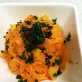 quniLOVE's cooksnap of when they made 付け合わせに♪人参でペペロンチーノ風.