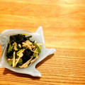 二角形's cooksnap of when they made 簡単!!ほうれん草の海苔和え.