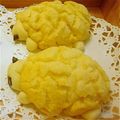 ayappemama's cooksnap of when they made 可愛い♪カメさんメロンパン.