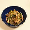 ノアリア's cooksnap of when they made ☆モヤシとハムと人参とキュウリのナムル☆.