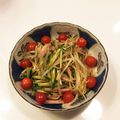 ノアリア's cooksnap of when they made ☆モヤシとハムと人参とキュウリのナムル☆.