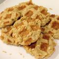 chimin's cooksnap of when they made オートミールのワッフルクッキー。.