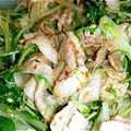 くるくま葉月's cooksnap of when they made 豆板醤でピリ辛★水菜の豚しゃぶ.