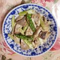 あざらしの赤ちゃん's cooksnap of when they made エリンギとアスパラのクリーミーごまあえ.