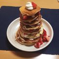まんぞくさん's cooksnap of when they made 水切りヨーグルトで☆ツリーパンケーキ.