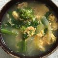 cuu1's cooksnap of when they made 給食の♪ほうれん草だけど菜の花スープ.