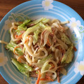 Hoonaona's cooksnap of when they made 簡単！冷凍うどんでもっちり焼きうどん★.