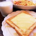 태라마미's cooksnap of when they made しあわせの味♪メープルチーズトースト。.