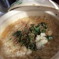 aaponchan's cooksnap of when they made 生姜でポカポカ＊中華風たまご粥.