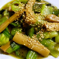 無縛（むばく）'s cooksnap of when they made あと１品！簡単メンマと青菜の炒め物.