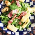 hisamegtak's cooksnap of when they made 水菜とベーコンのサラダ.