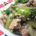OyukarinO's cooksnap of when they made 豚肉とチンゲン菜のあんかけ炒め.