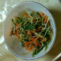 Ruy0717's cooksnap of when they made 水菜とちりめんじゃこのの炒め物.