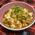 micchonwoo's cooksnap of when they made 簡単おつまみ♪キムチ豆腐.