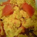 おせち's cooksnap of when they made トマトのふわふわ卵炒め.