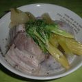 Jock's cooksnap of when they made 里芋とセロリと塩豚のたいたん.