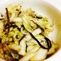 ゆりおっさん。's cooksnap of when they made 白菜塩昆布しらすサラダ.