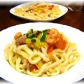 miino's cooksnap of when they made 白菜トロトロ焼きうどん.